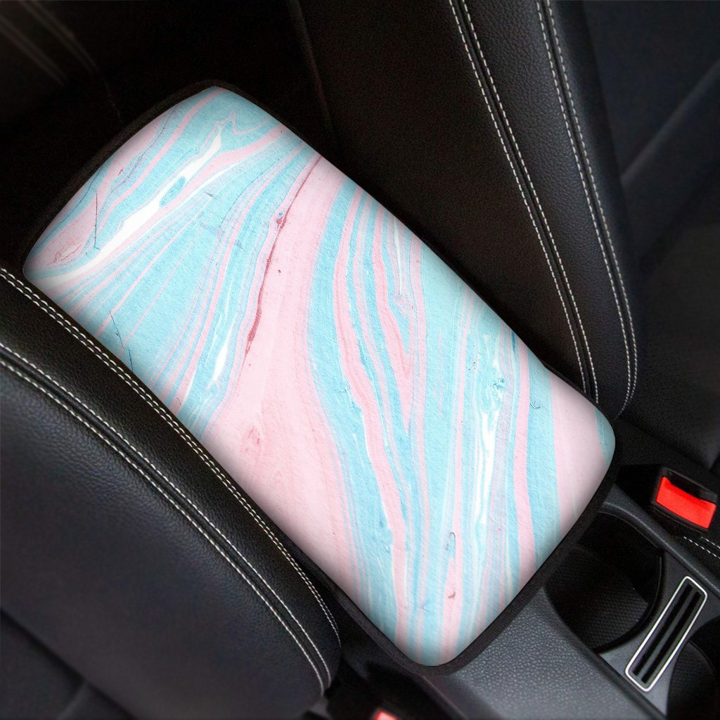 Rainbow Marble Car Console Cover-grizzshop