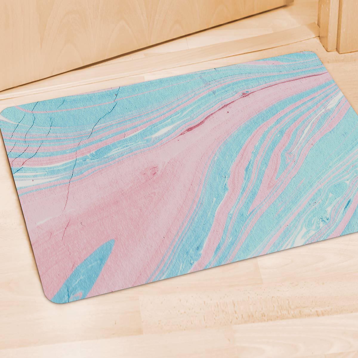 Rainbow Marble Door Mat-grizzshop