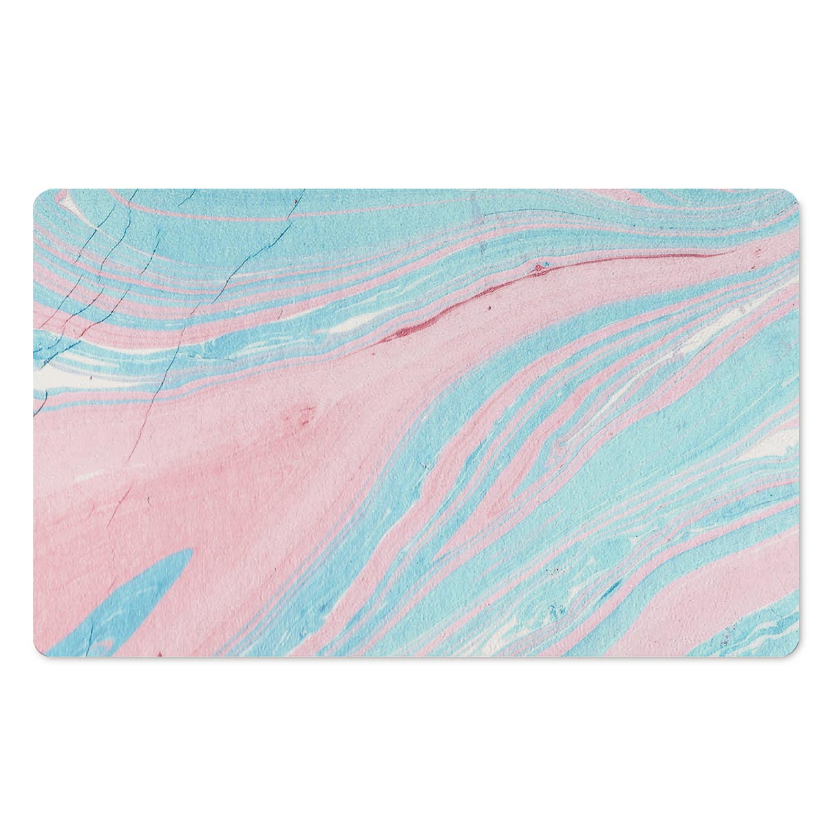 Rainbow Marble Door Mat-grizzshop