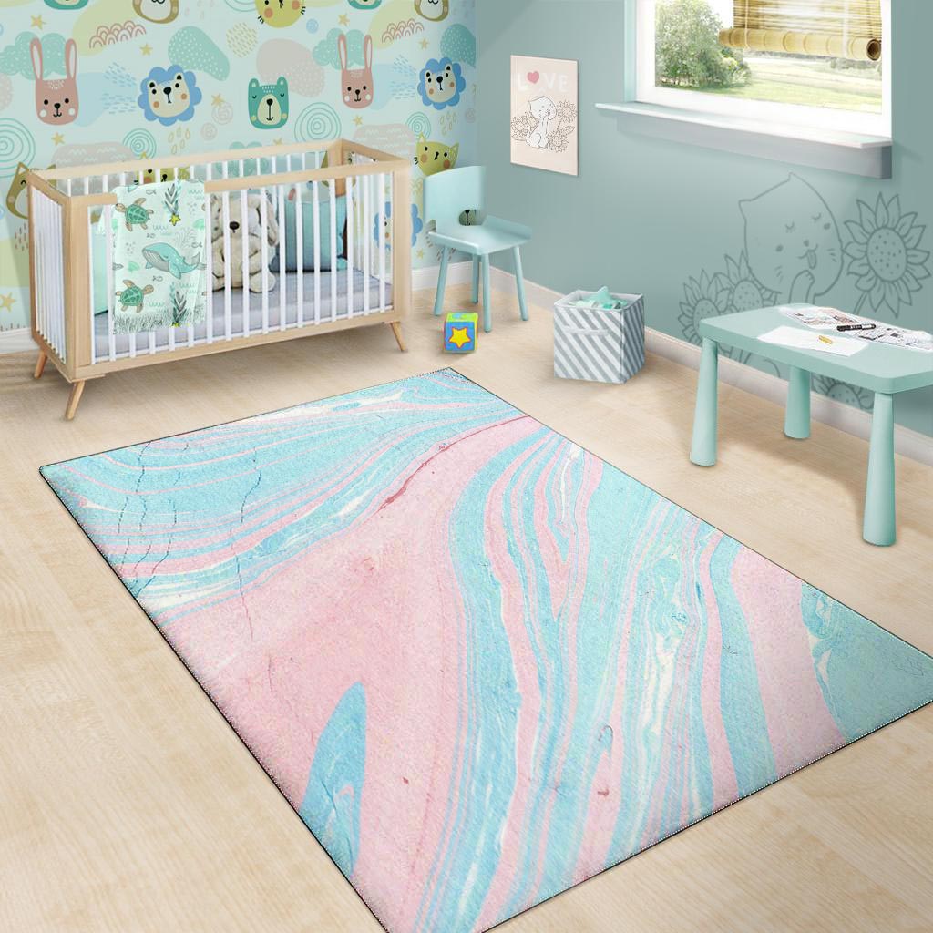 Rainbow Marble Floor Mat-grizzshop