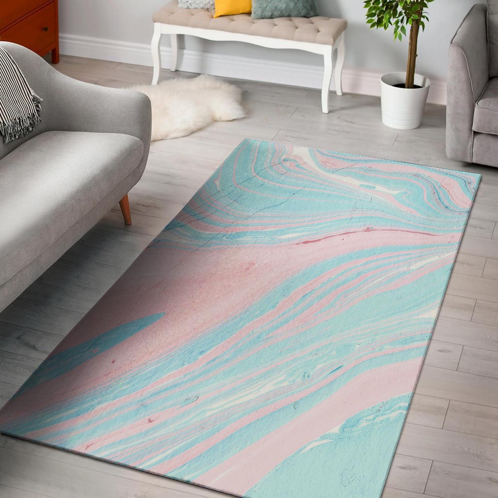 Rainbow Marble Floor Mat-grizzshop