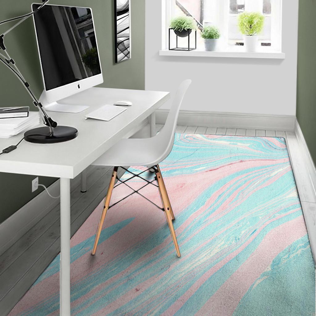 Rainbow Marble Floor Mat-grizzshop