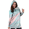 Rainbow Marble Hoodie Dress-grizzshop