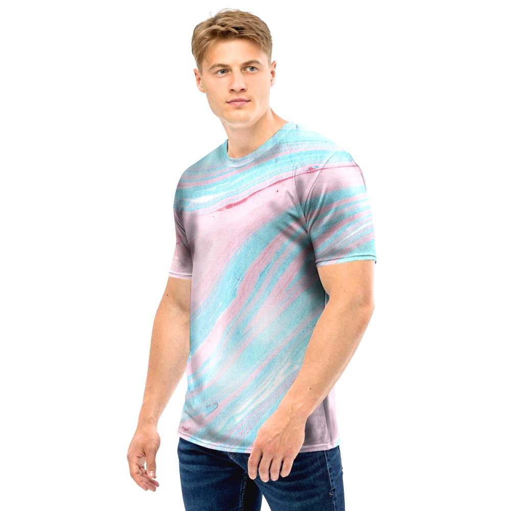 Rainbow Marble Men T Shirt-grizzshop