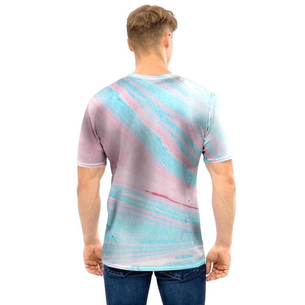 Rainbow Marble Men T Shirt-grizzshop