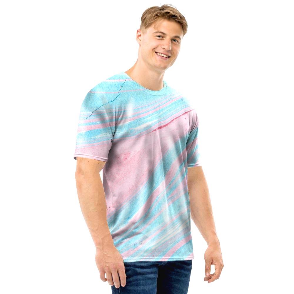 Rainbow Marble Men T Shirt-grizzshop