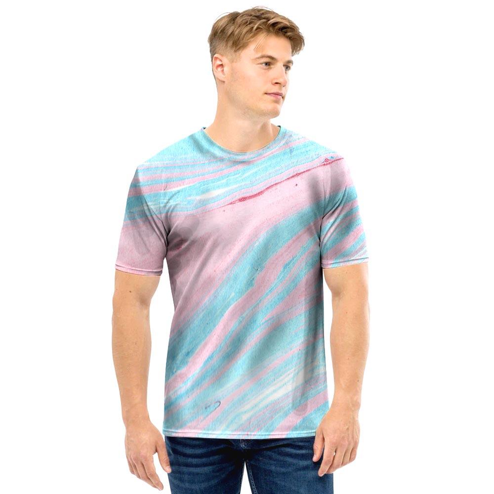 Rainbow Marble Men T Shirt-grizzshop