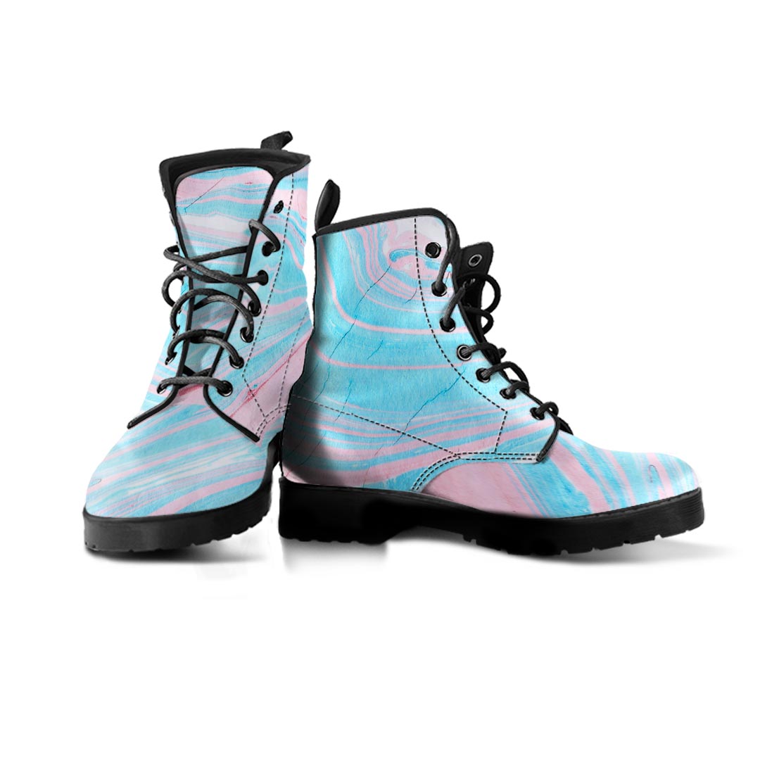 Rainbow Marble Men's Boots-grizzshop