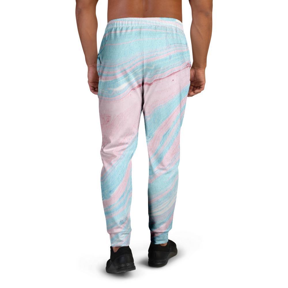 Rainbow Marble Men's Joggers-grizzshop