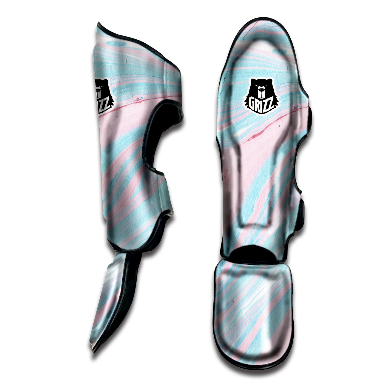 Rainbow Marble Muay Thai Shin Guard-grizzshop