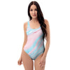 Rainbow Marble One Piece Swimsuite-grizzshop