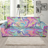 Rainbow Marble Pattern Print Sofa Covers-grizzshop