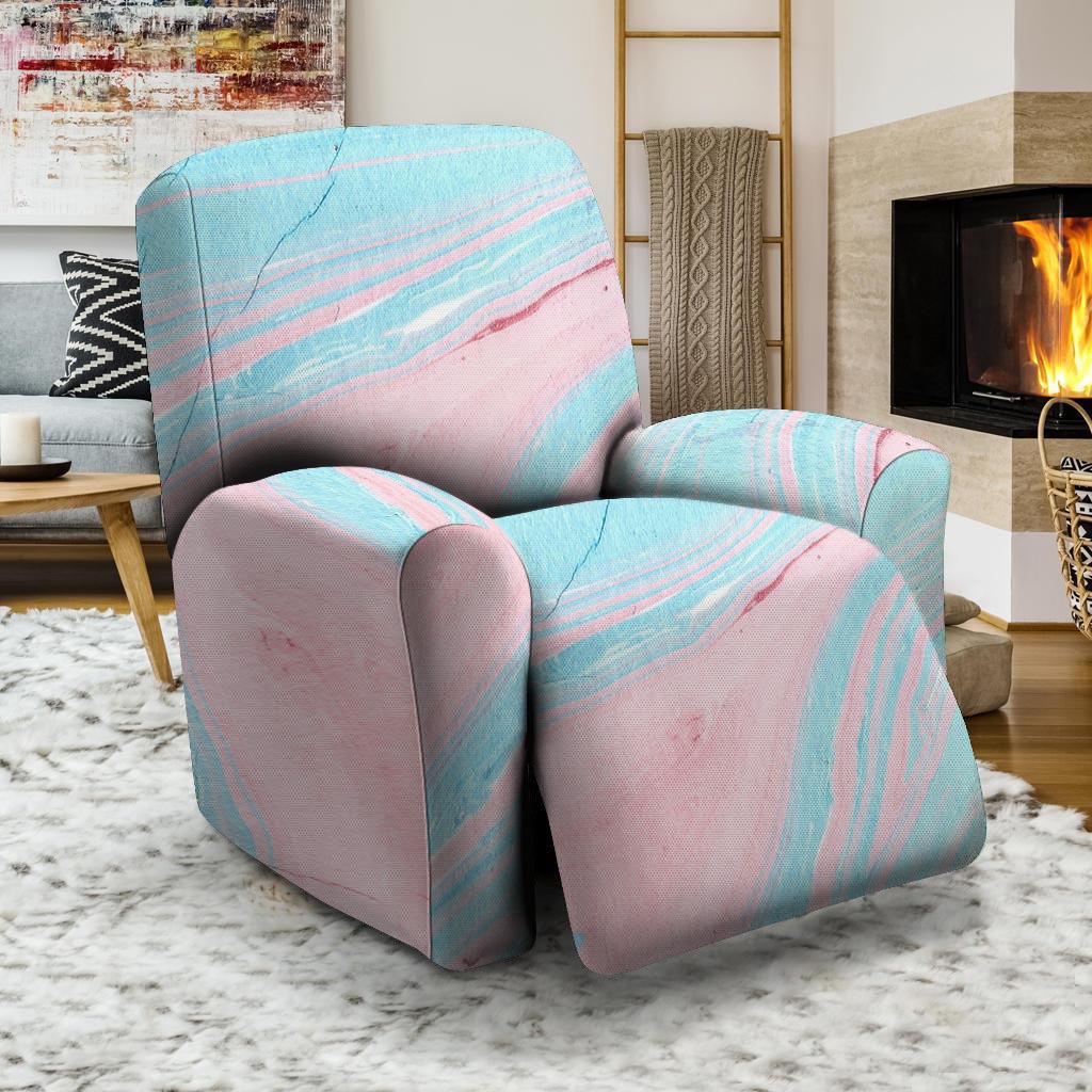 Rainbow Marble Recliner Cover-grizzshop