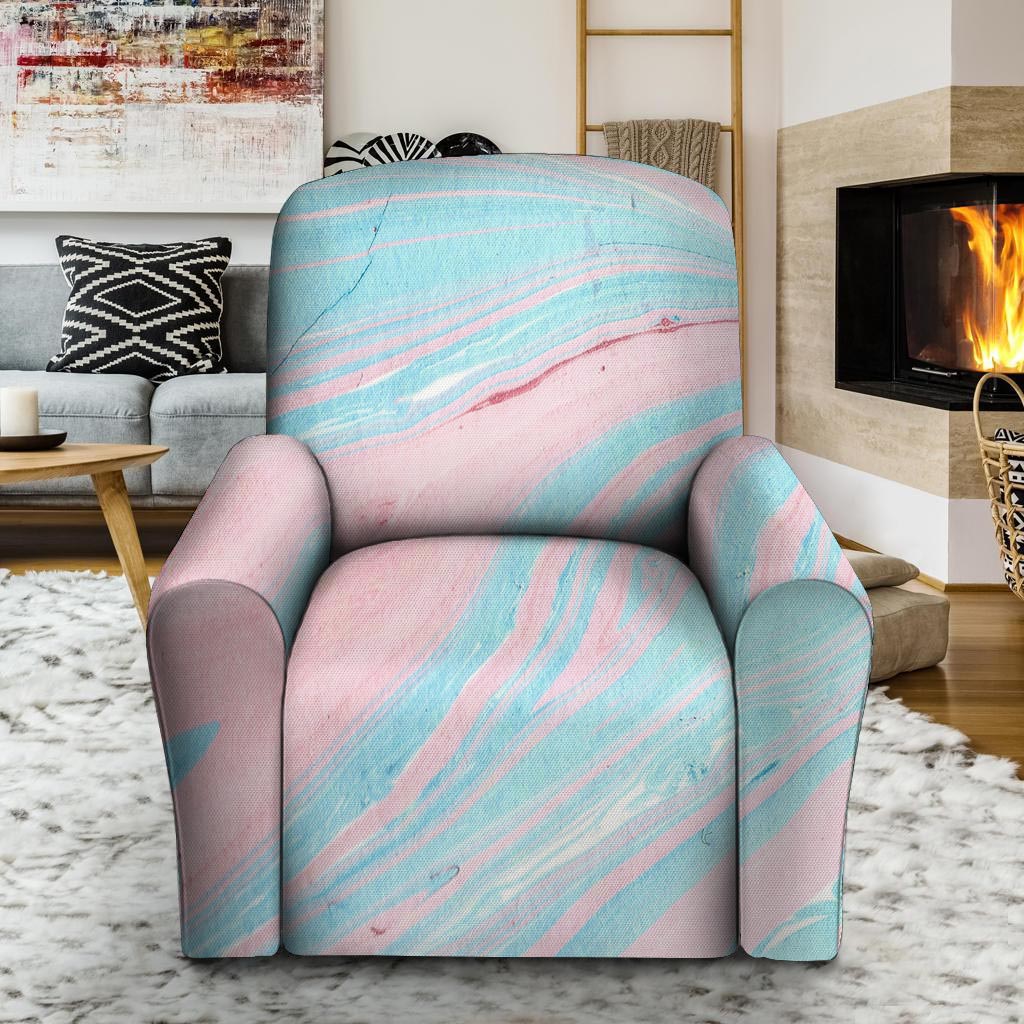 Rainbow Marble Recliner Cover-grizzshop