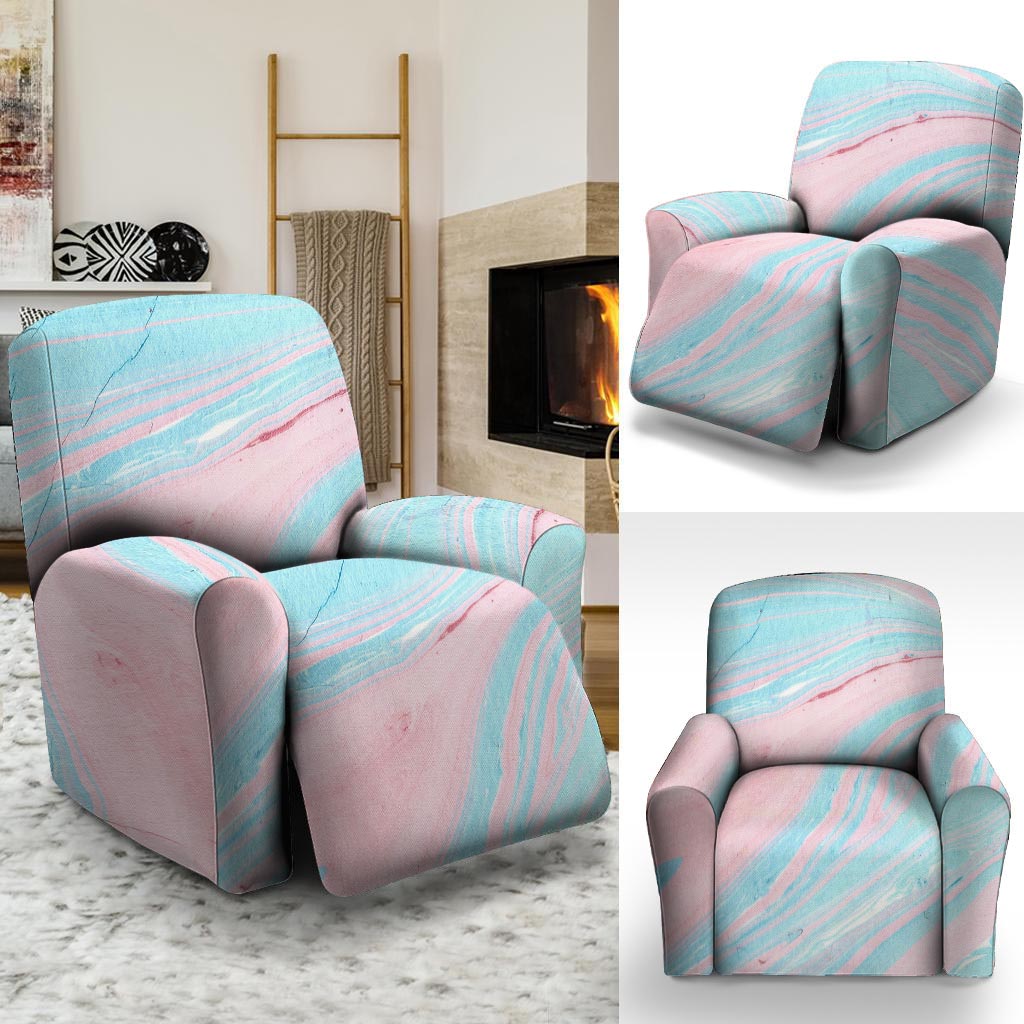 Rainbow Marble Recliner Cover-grizzshop