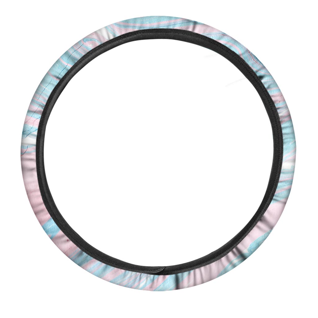 Rainbow Marble Steering Wheel Cover-grizzshop