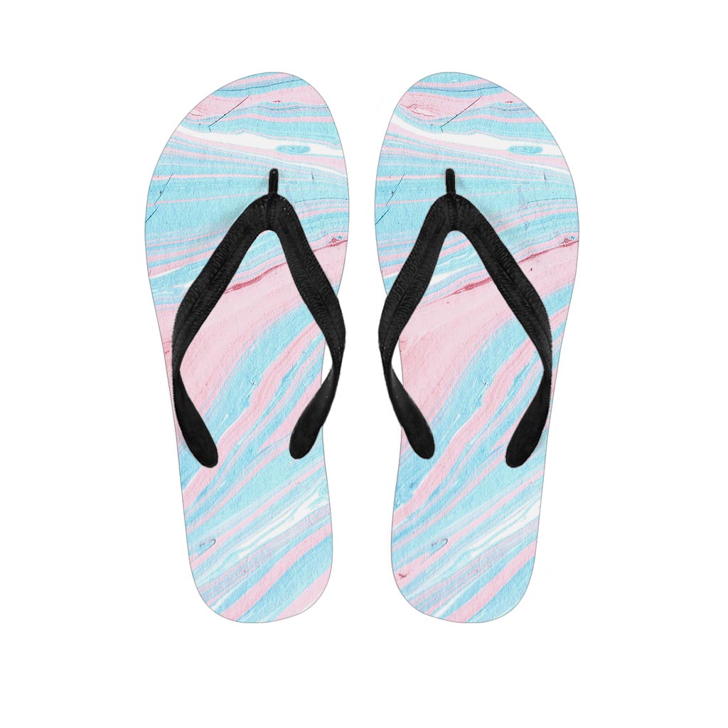 Rainbow Marble Women's Flip Flops-grizzshop