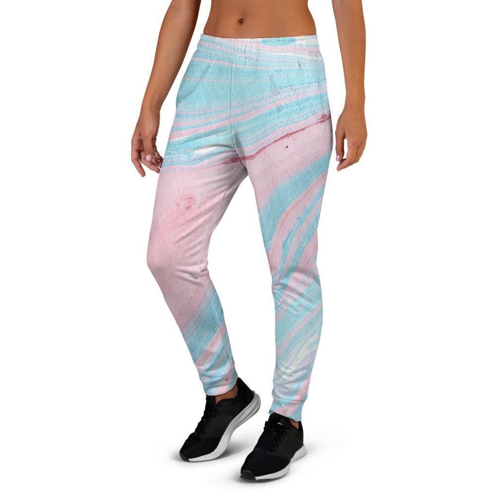 Rainbow Marble Women's Joggers-grizzshop