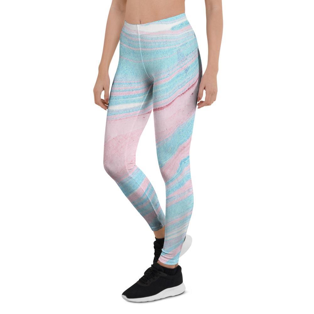 Rainbow Marble Women's Leggings-grizzshop