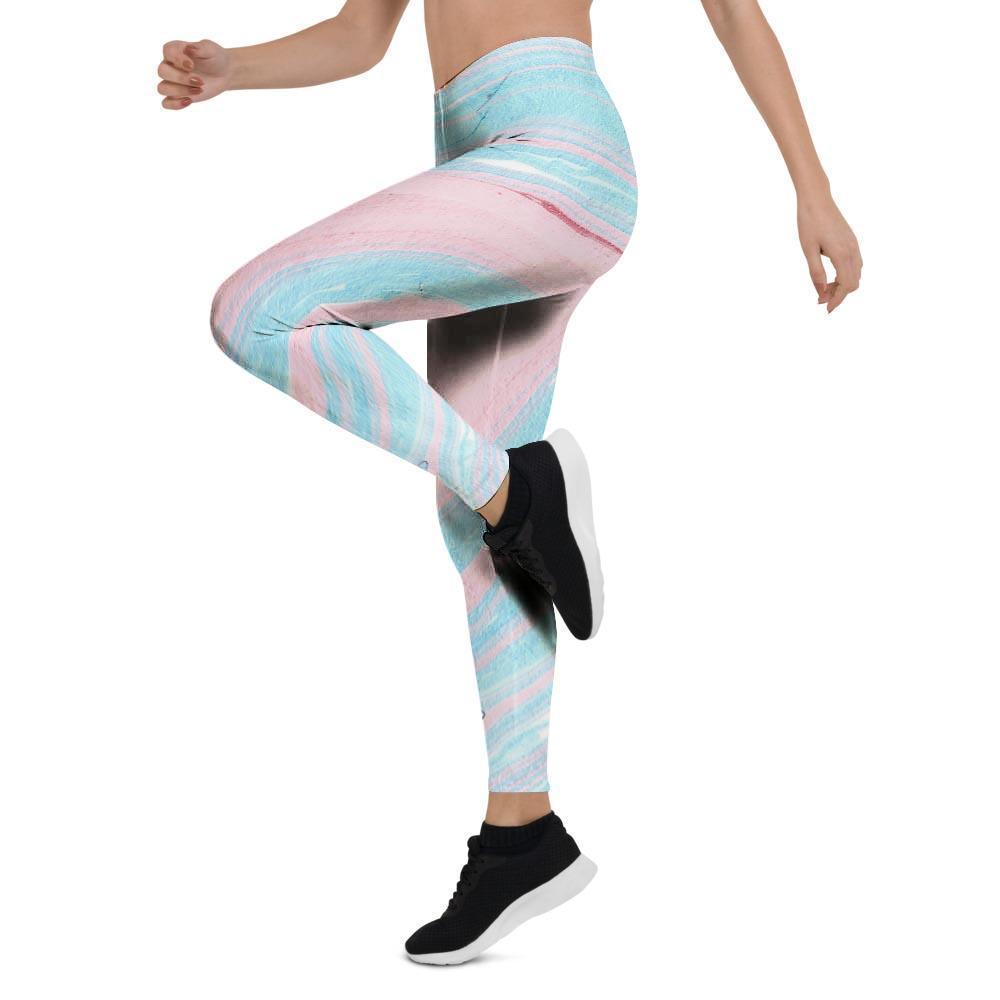 Rainbow Marble Women's Leggings-grizzshop