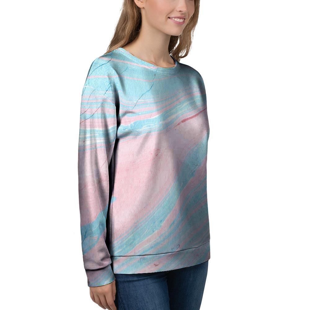 Rainbow Marble Women's Sweatshirt-grizzshop