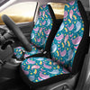 Rainbow Narwhal Pattern Print Universal Fit Car Seat Cover-grizzshop