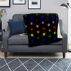 Rainbow Paw LGBT Print Pattern Paw Print Blanket-grizzshop