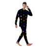 Rainbow Paw LGBT Print Pattern Paw Print Men's Pajamas-grizzshop