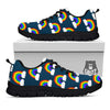 Rainbow Pixel Print Pattern Black Sneaker-grizzshop