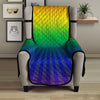 Rainbow Rays LGBT Pride Print Armchair Protector-grizzshop
