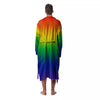 Rainbow Rays LGBT Pride Print Men's Robe-grizzshop