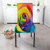 Rainbow Roses LGBT Pride Print Dining Chair Slipcover-grizzshop