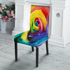 Rainbow Roses LGBT Pride Print Dining Chair Slipcover-grizzshop