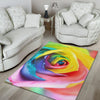 Rainbow Roses LGBT Pride Print Floor Mat-grizzshop