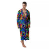 Rainbow Roses LGBT Pride Print Pattern Men's Robe-grizzshop