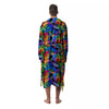 Rainbow Roses LGBT Pride Print Pattern Men's Robe-grizzshop