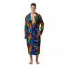 Rainbow Roses LGBT Pride Print Pattern Men's Robe-grizzshop