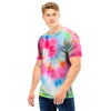 Rainbow Tie Dye Men T Shirt-grizzshop