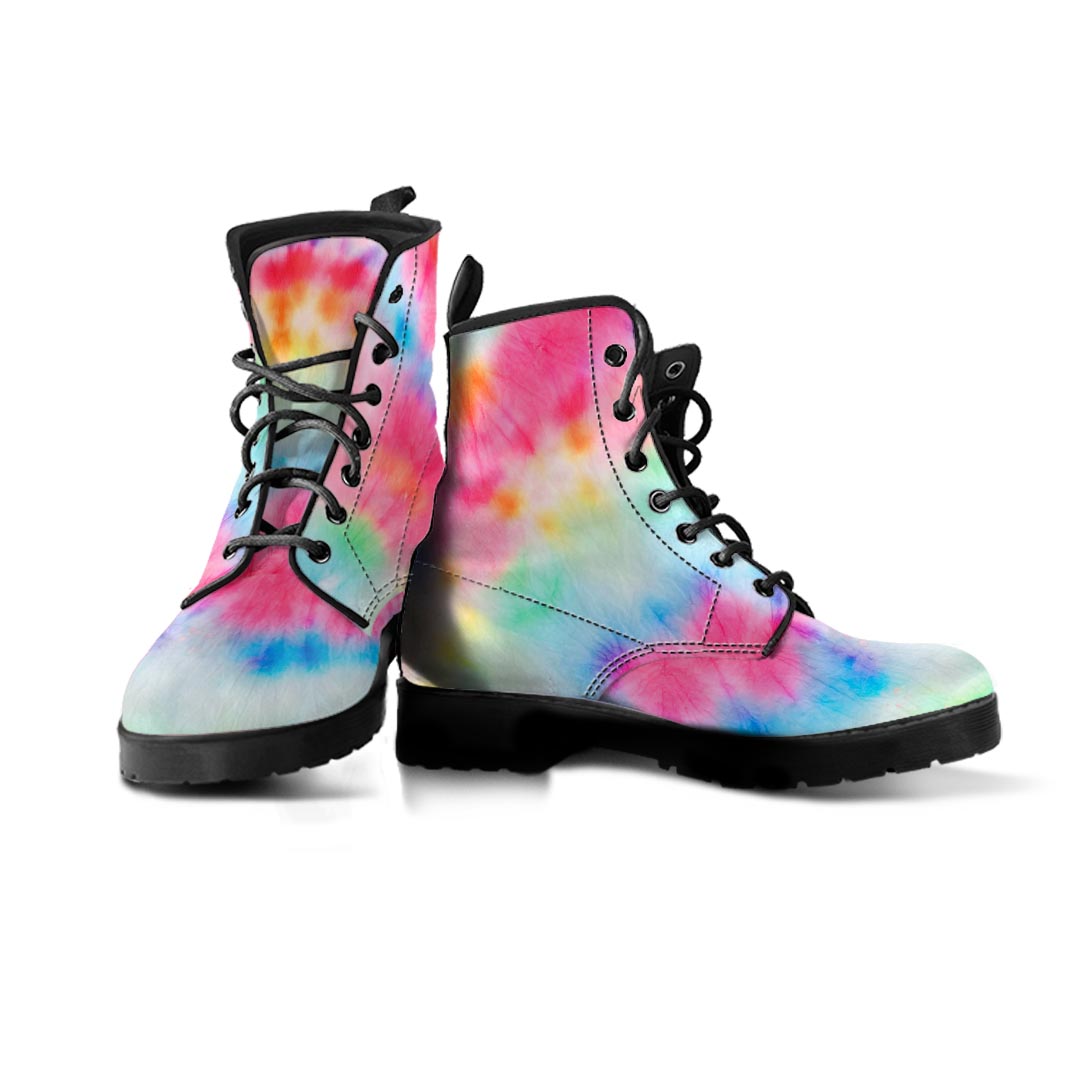 Rainbow Tie Dye Men's Boots-grizzshop