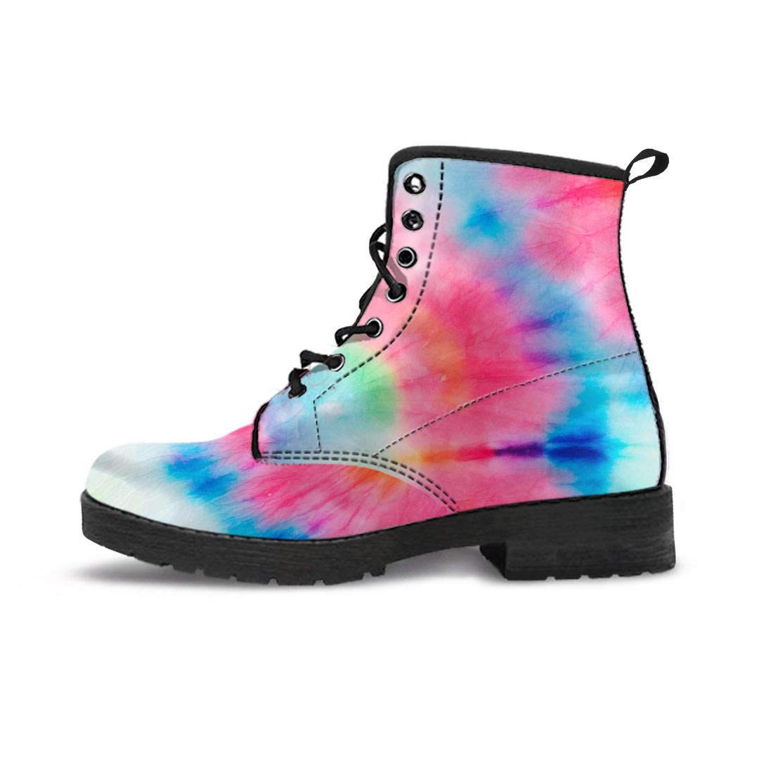 Rainbow Tie Dye Men's Boots-grizzshop