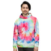 Rainbow Tie Dye Men's Hoodie-grizzshop