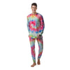 Rainbow Tie Dye Men's Pajamas-grizzshop