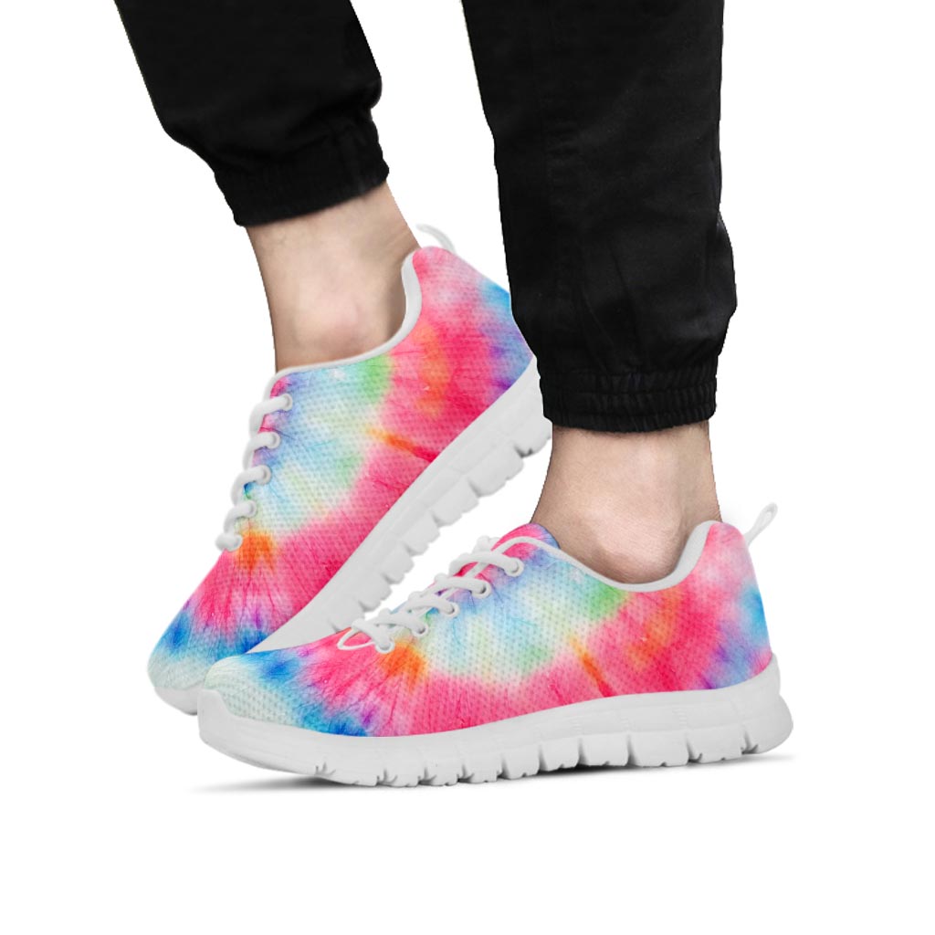 Rainbow Tie Dye Men's Sneakers-grizzshop