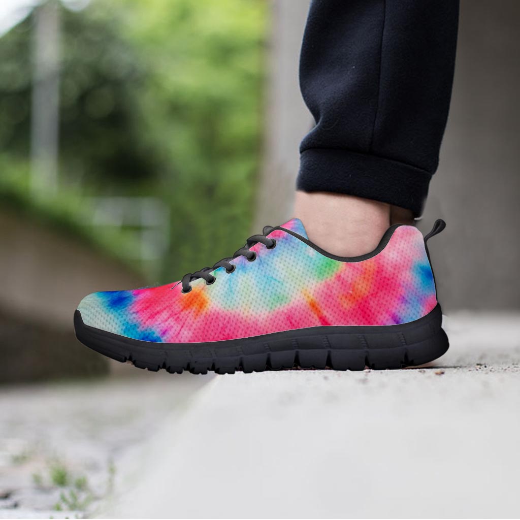 Rainbow Tie Dye Men's Sneakers-grizzshop