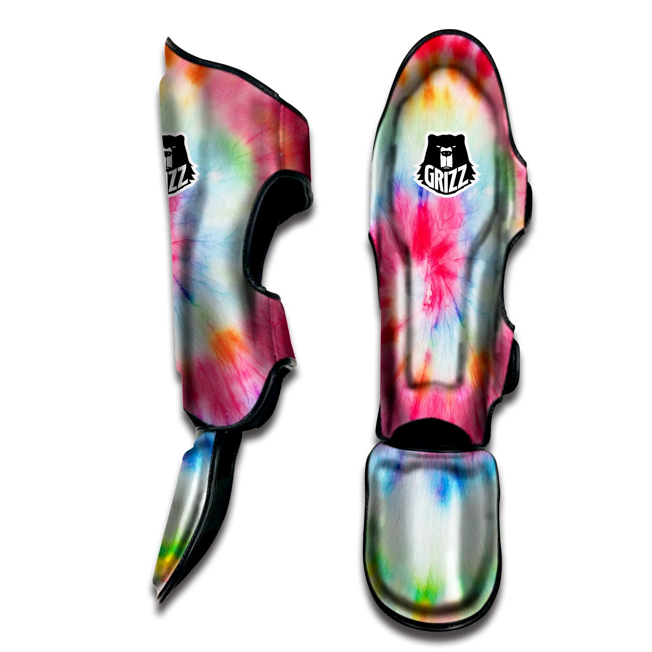 Rainbow Tie Dye Muay Thai Shin Guard-grizzshop