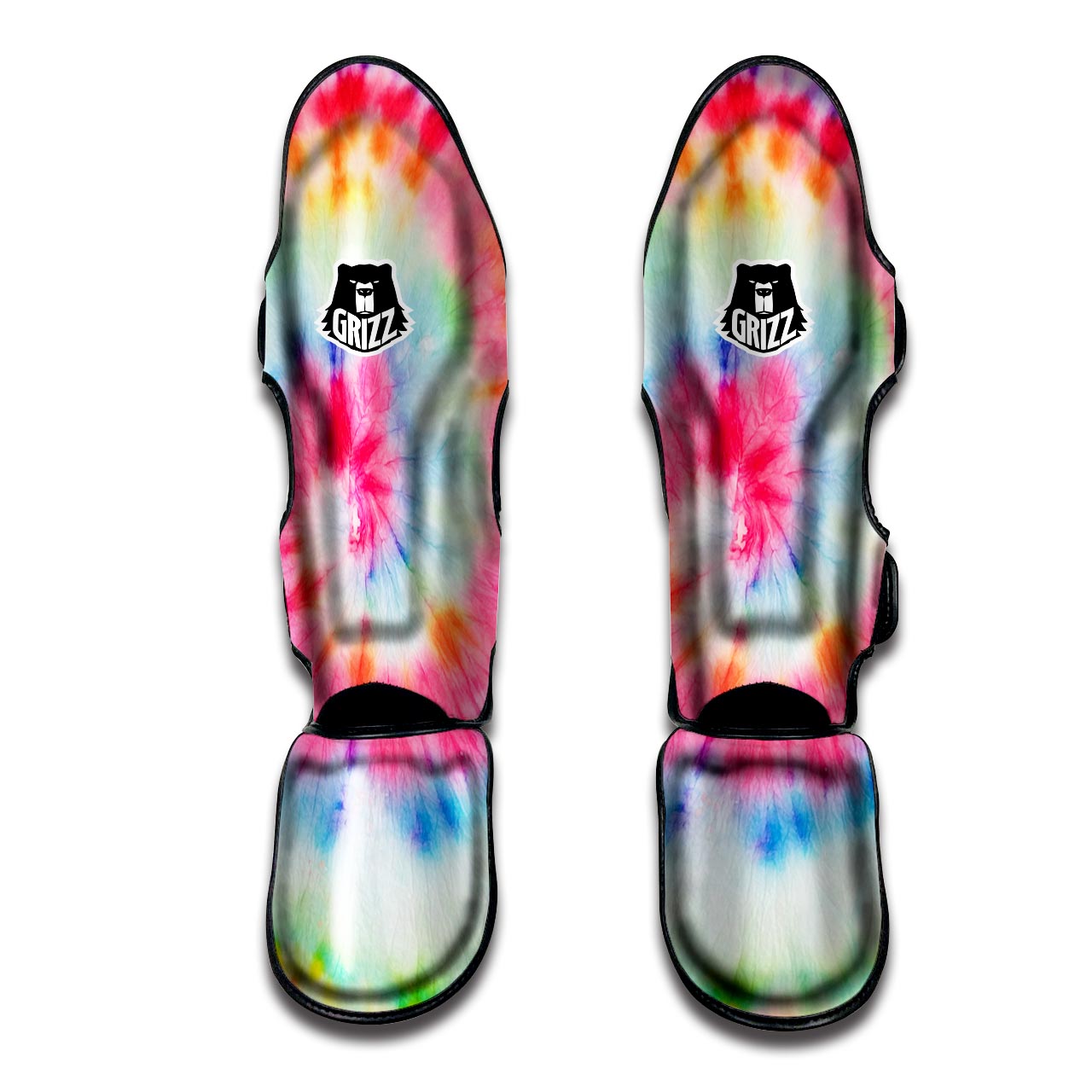 Rainbow Tie Dye Muay Thai Shin Guard-grizzshop