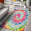 Rainbow Tie Dye Print Floor Mat-grizzshop