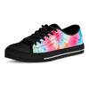 Rainbow Tie Dye Print Men's Low Top Shoes-grizzshop