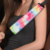 Rainbow Tie Dye Print Seat Belt Cover-grizzshop