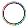 Rainbow Tie Dye Print Steering Wheel Cover-grizzshop